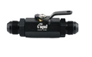Shut-off valve AN4 black