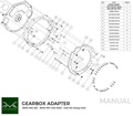 PMC Adapter Kit BMW M62 S62 - BMW M57 / E46 S54 M3 - 240mm / 9.45"