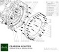 PMC Adapter Kit GM Chevrolet LS - BMW M57N HGU HGK - 228mm / 8.98"