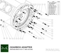 PMC Adapter Kit Mercedes-Benz M113 - BMW M57N HGU HGK / N54 - 240mm / 9.45"
