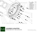 PMC Adapter Kit Mercedes-Benz M113 - BMW M57N HGU HGK / N54 - 240mm / 9.45"