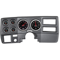 6 Gauge Direct-Fit Dash Kit, Chevy Truck / Suburban 73-83, Designer Black