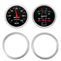 2 Gauge Direct Fit Dash Kit, Chevy Truck 47-53, 2 Gauge,  Designer Black