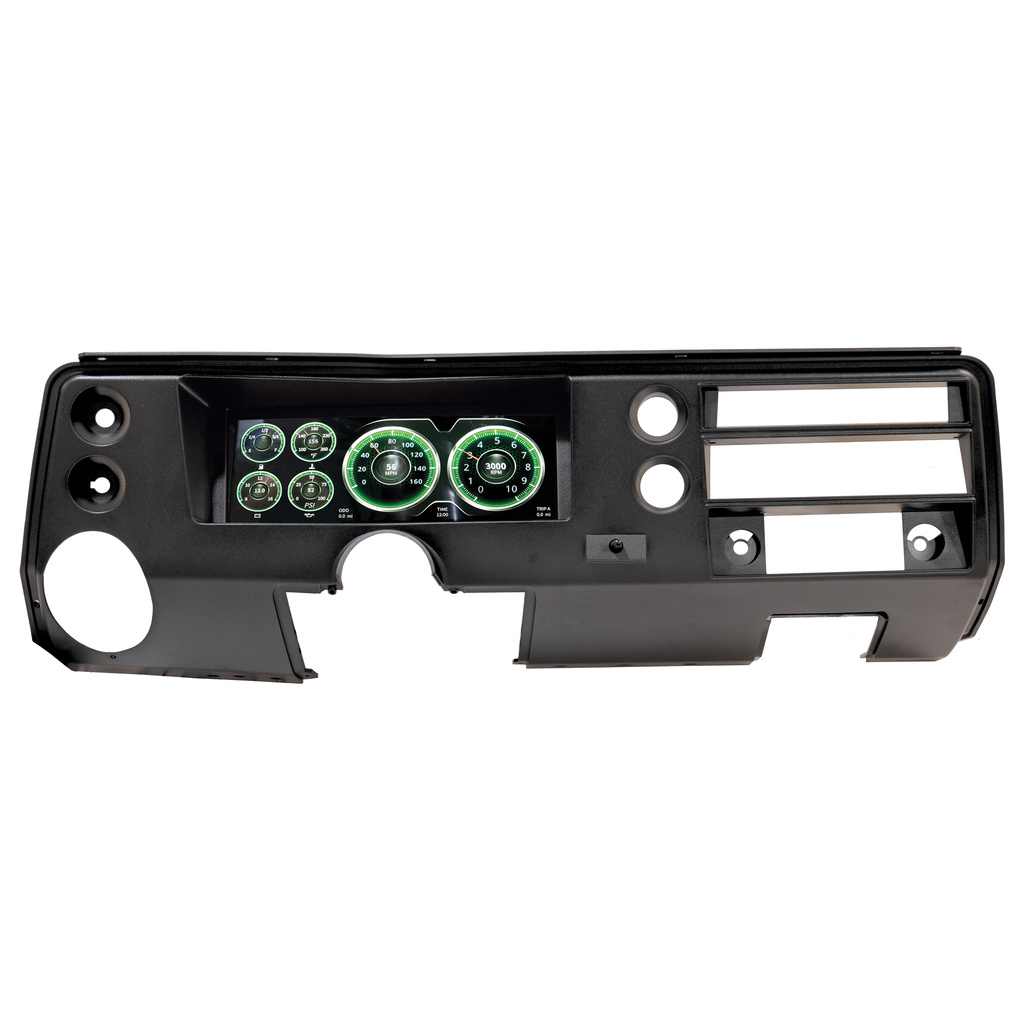 Invision Lcd Dash Kit, 68 Chevelle, Direct Fit Digital Dash