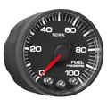 2-1/16" Fuel Pressure, 0-100 Psi, Spek-Pro, Black/Black, Ecu
