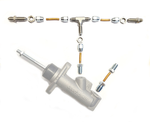Brake pipe kit rear for hydraulic handbrake